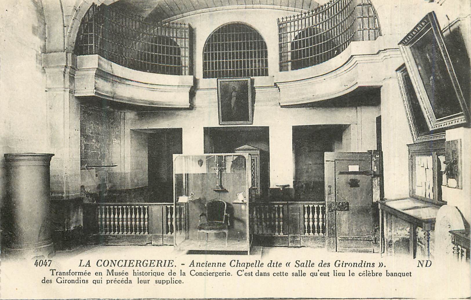 CPA La Conciergerie Ancienne Chapelle dite Salle des Girondins Paris