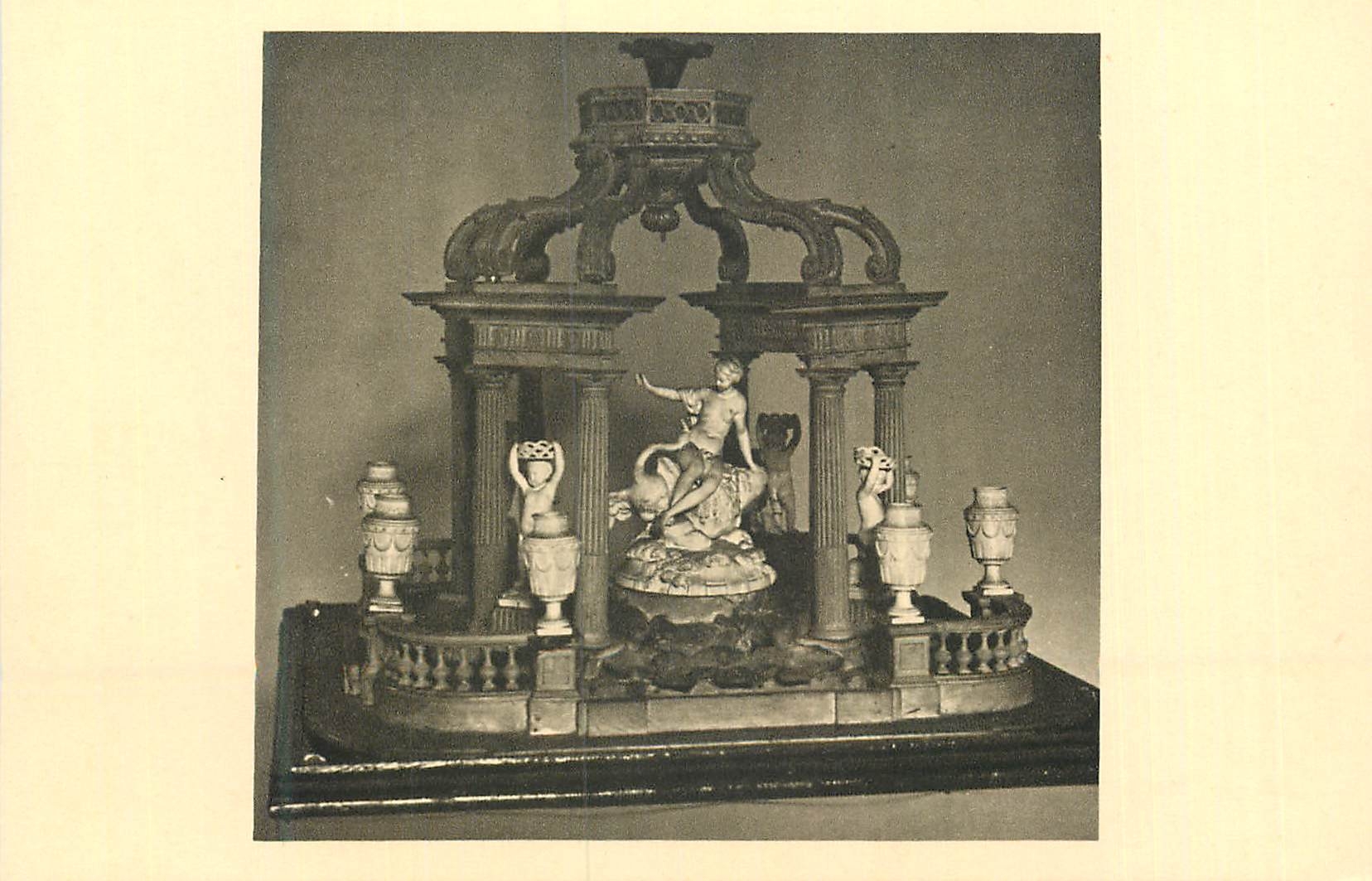 CPA Nancy Musee Historique Lorrain au Palais Ducal Surtout de table Bois Sculpte