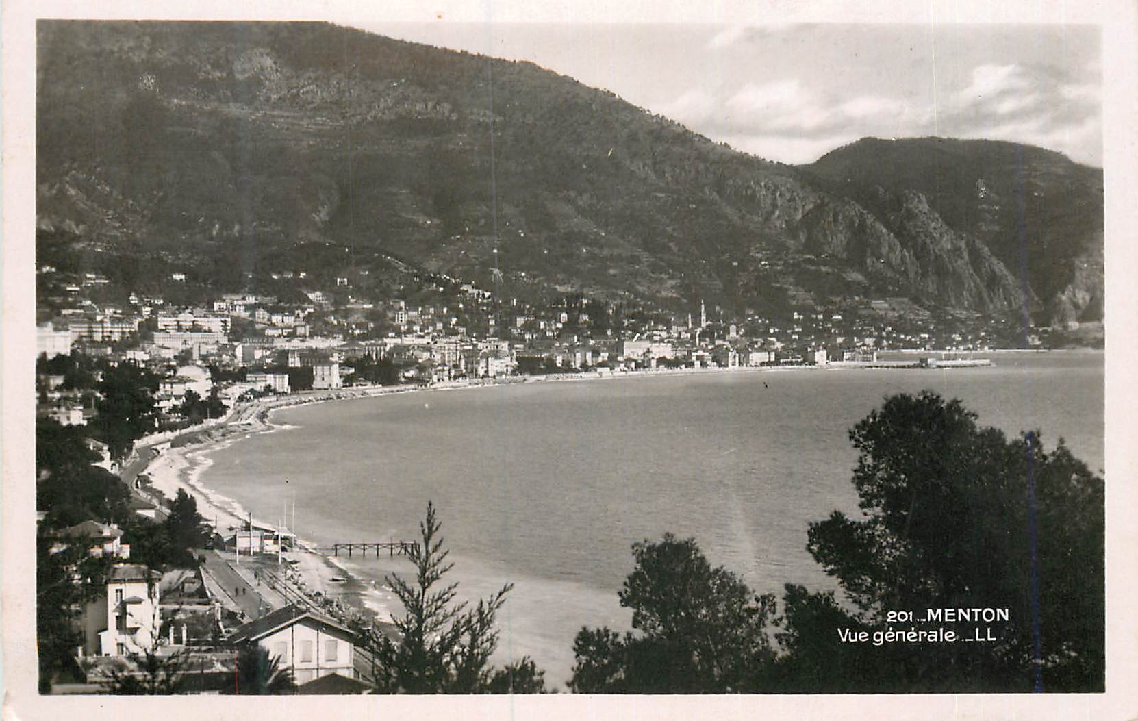 CPM Menton vue Generale LL