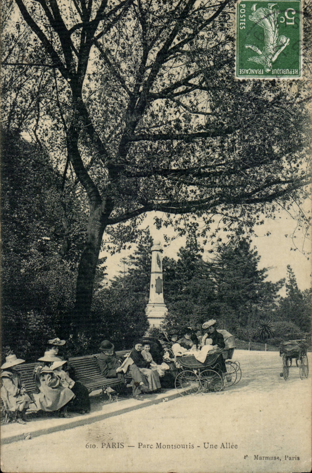 Paris - 14 Montsouris Park - One Allee - CPA