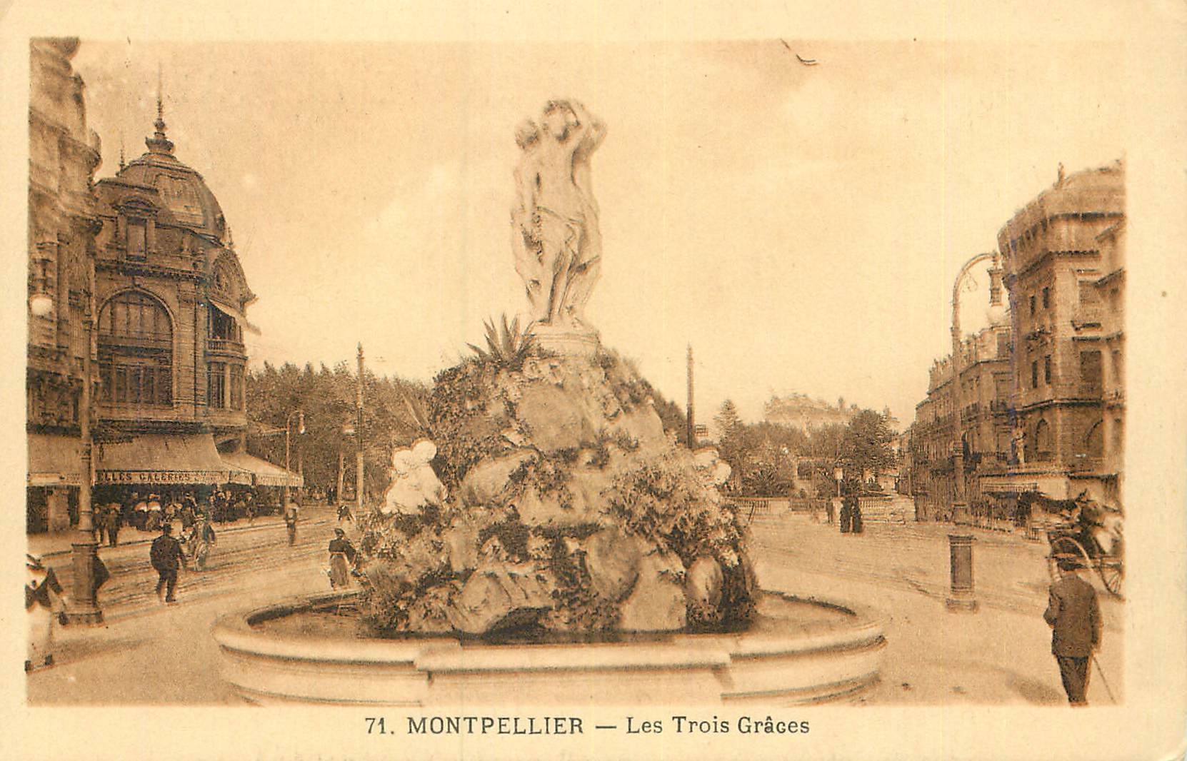 CPA Montpellier Les Trois Graces