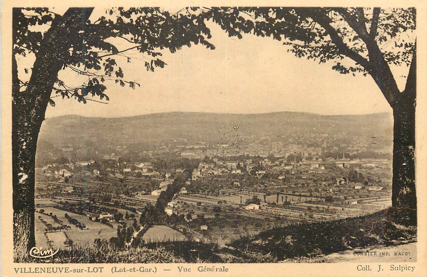 CPA Villeneuve sur Lot (Lot et Gar) Vue Generale
