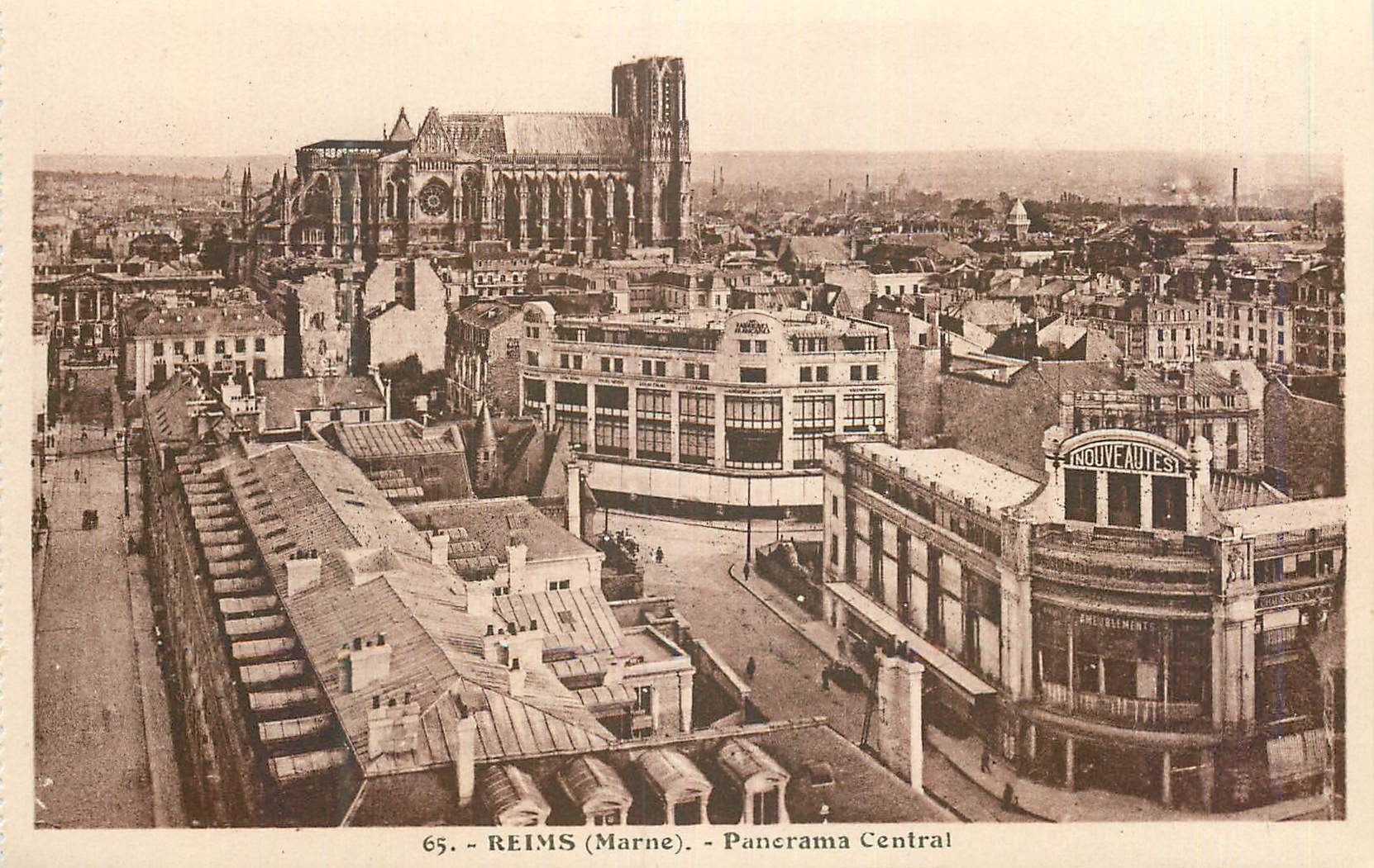 CPA Reims (Marne) Panorama Central