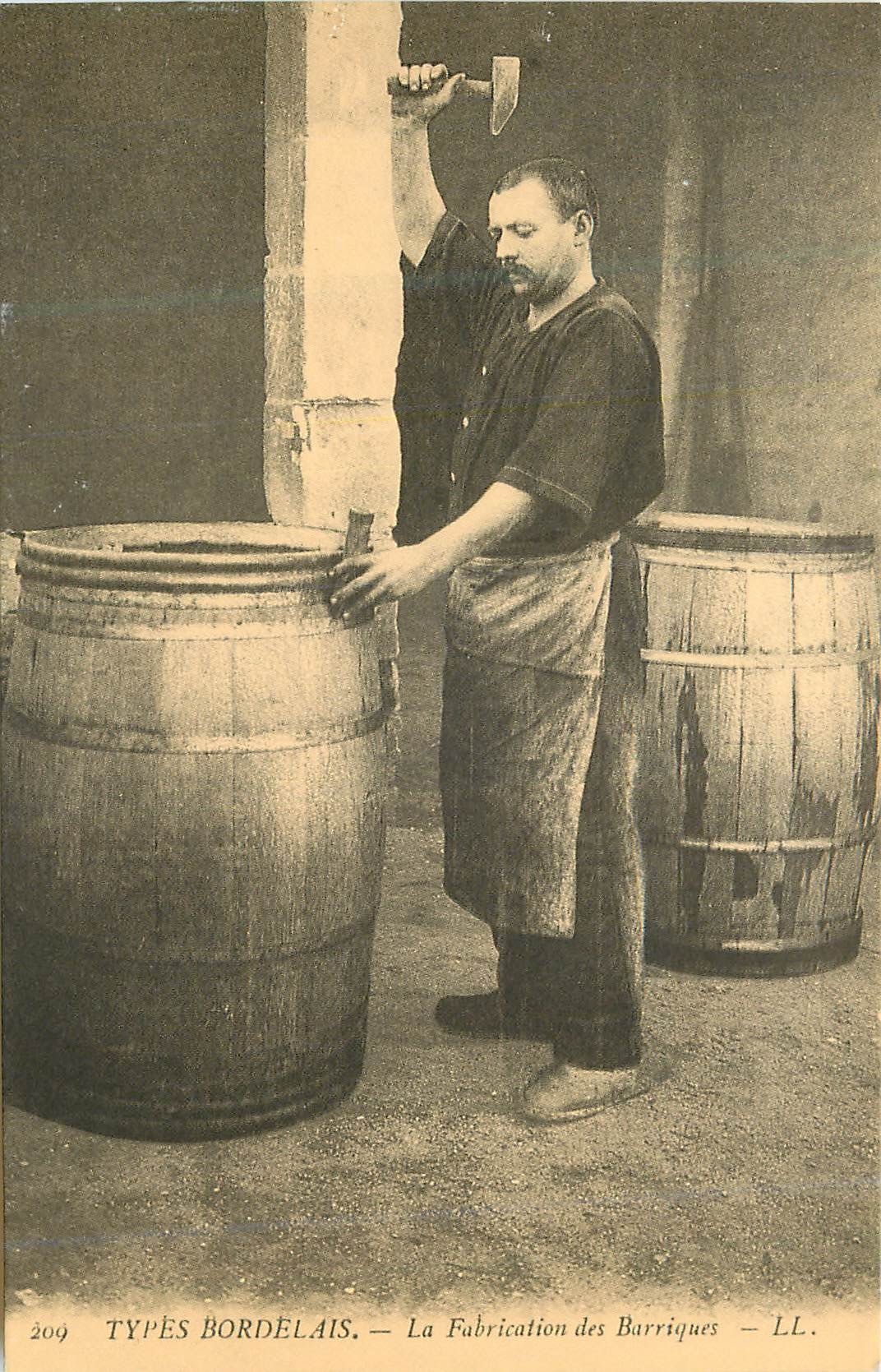 REPRO Types Bordelais La Fabrication des Barriques
