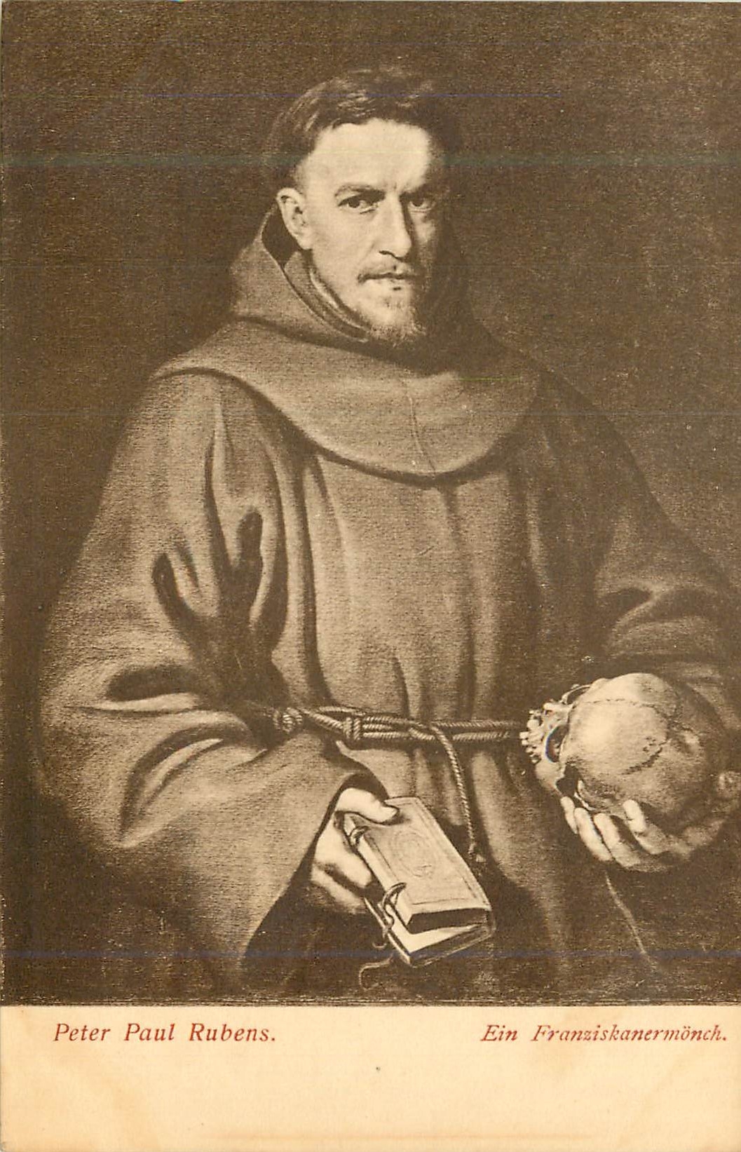 CPA Peter Paul Rubens ein Franziskanermonch