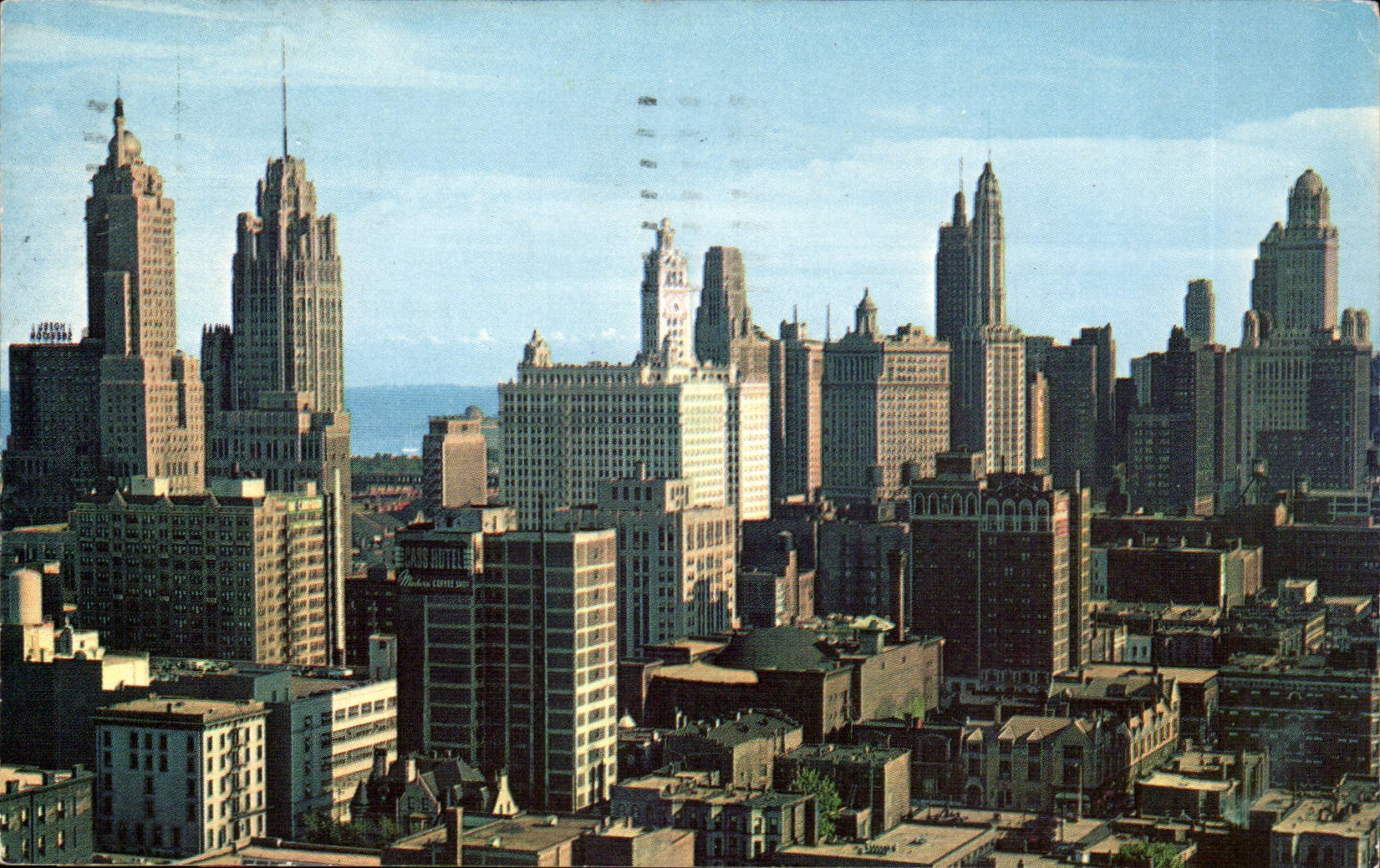 Illinois Chicago Skyline Looking Southerly From Chicago Which occurred With Lake Michigan In The Background CPA