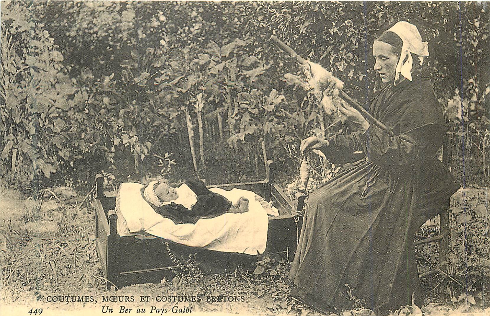 REPRO Coutumes moeurs et costumes bretons un ber au pays galot