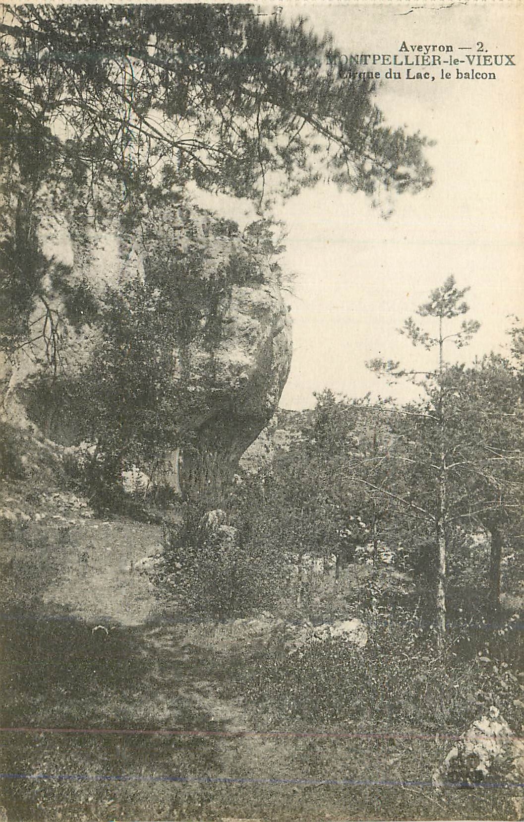 CPA Aveyron 2 montpellier le vieux cirque du lac le balcon