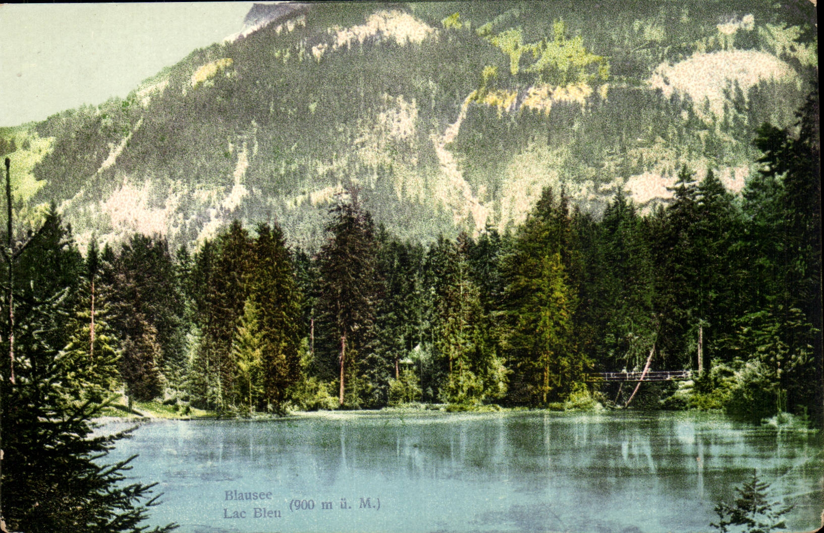 See Blau des Schweizers CPA Blausee