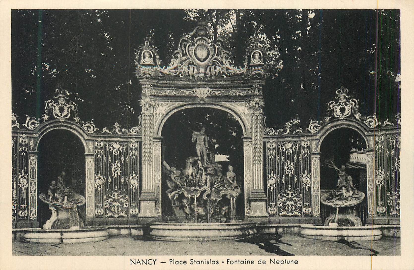 CPA Nancy Place Stanislas Fontaine de Neptune