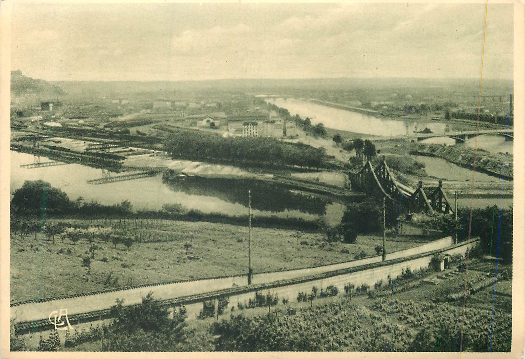 CPA Lyon Le Confluent du Rhone et de saone