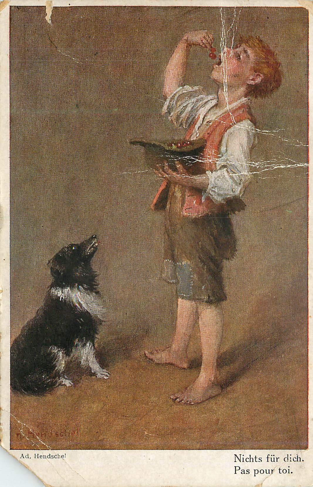CPA Ad Hendschel Pas Pour Toi Galerie Munchner Meister