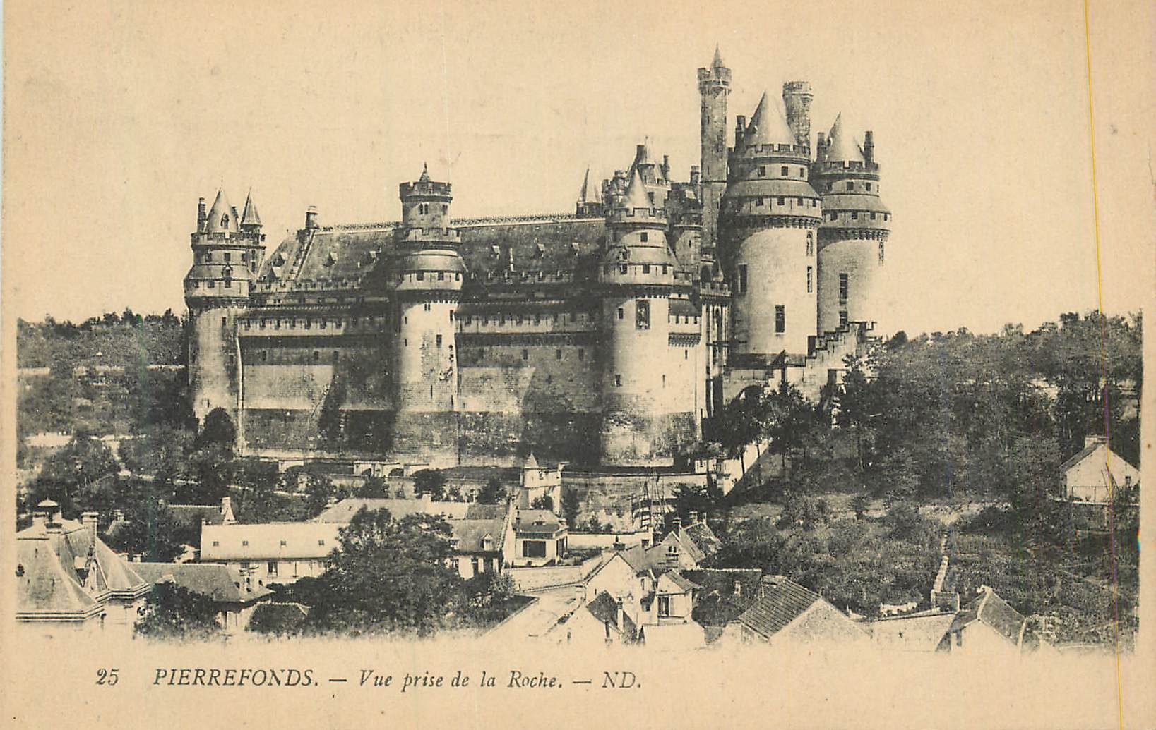 CPA Pierrefonds Vue Prise de la Roche