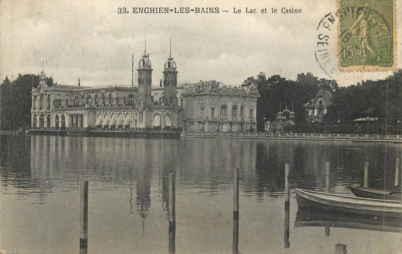 CPA Enghien les Bains le Lac et le Casino