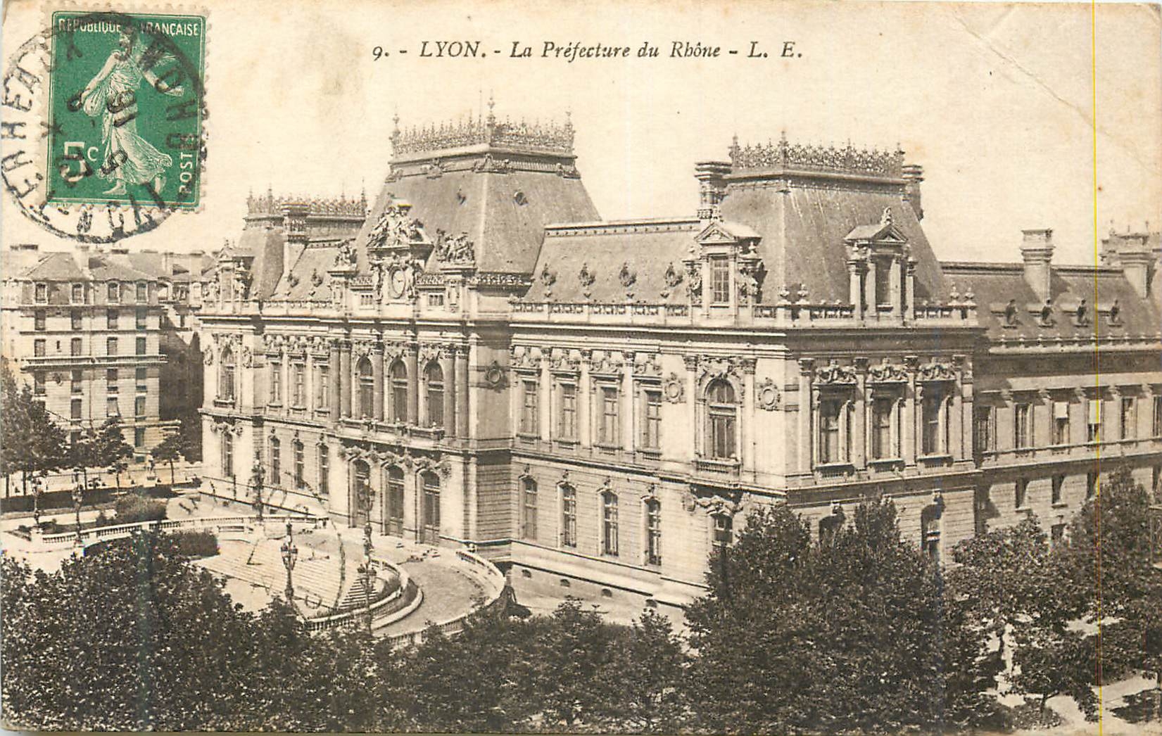 CPA Lyon la Prefecture du Rhone