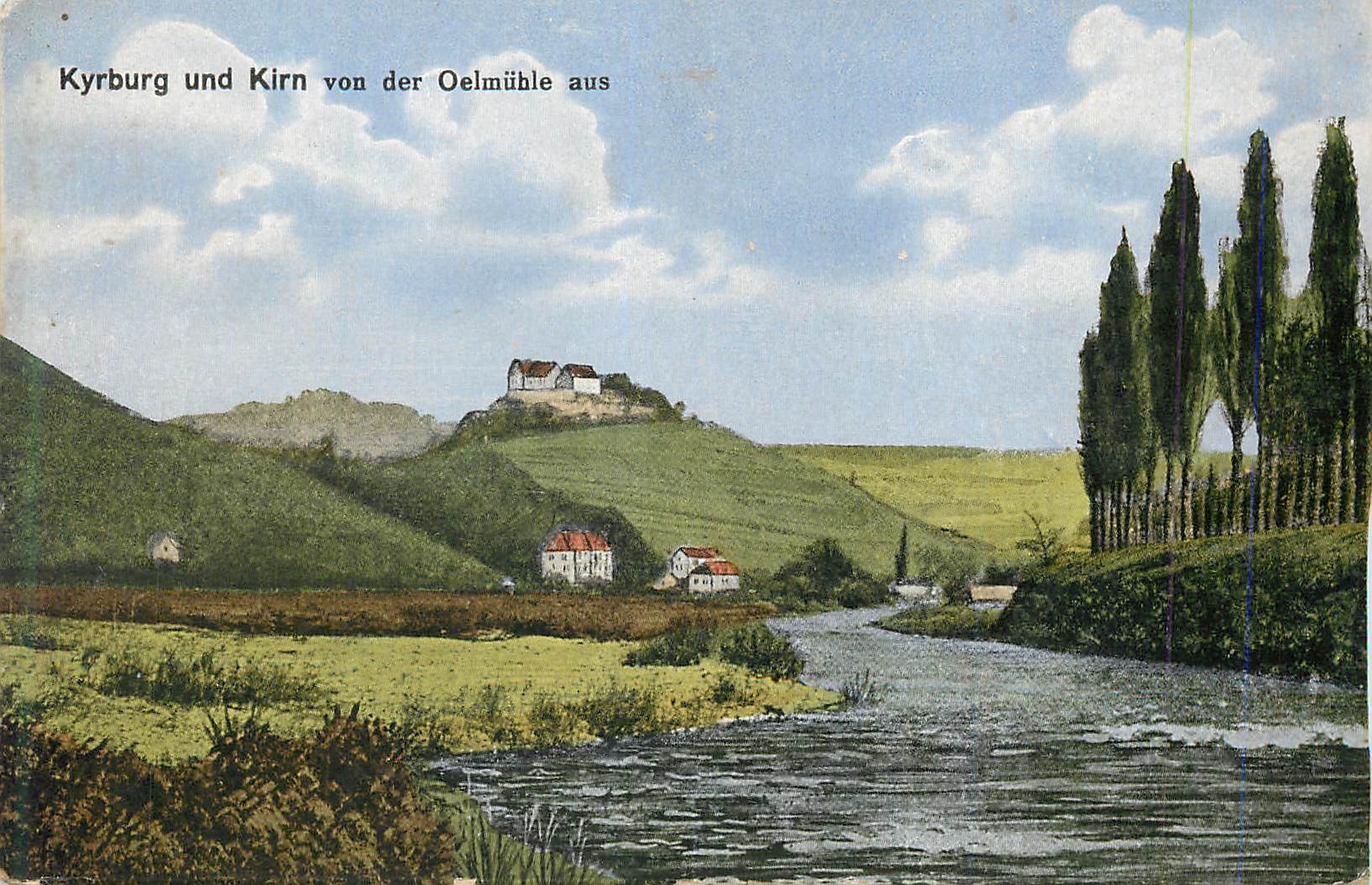 CPA Kyrburg und Kirn von der Oelmuble aus