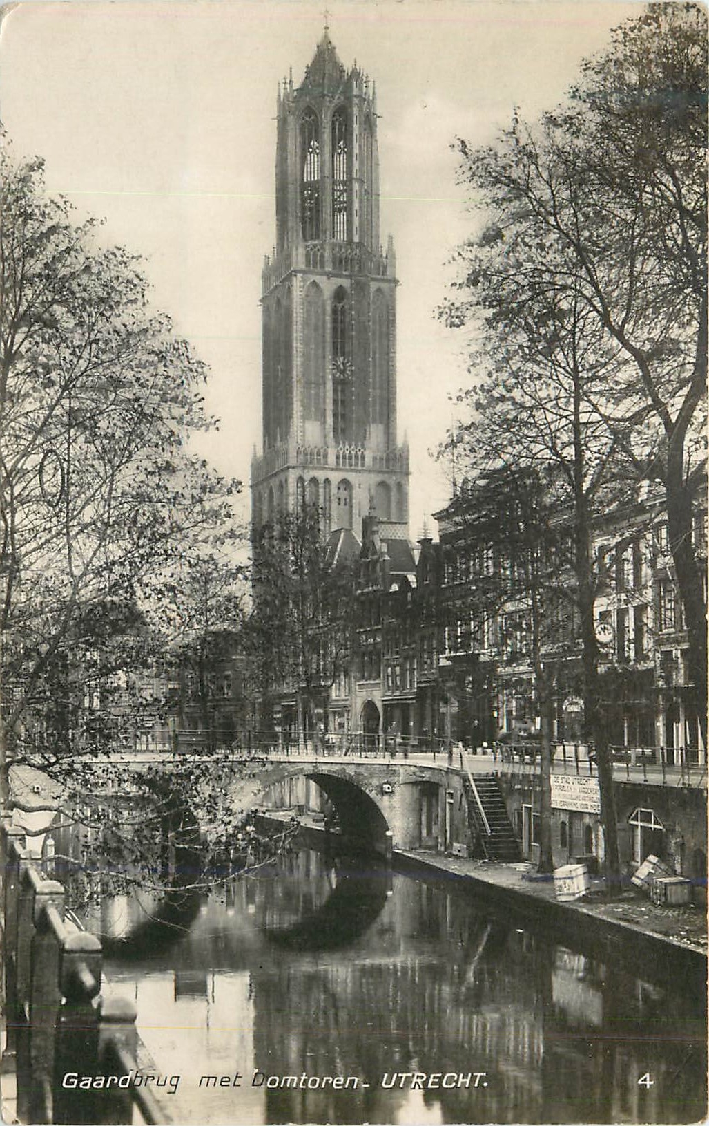 CPA Gaardbrug met Domtoren Utrecht