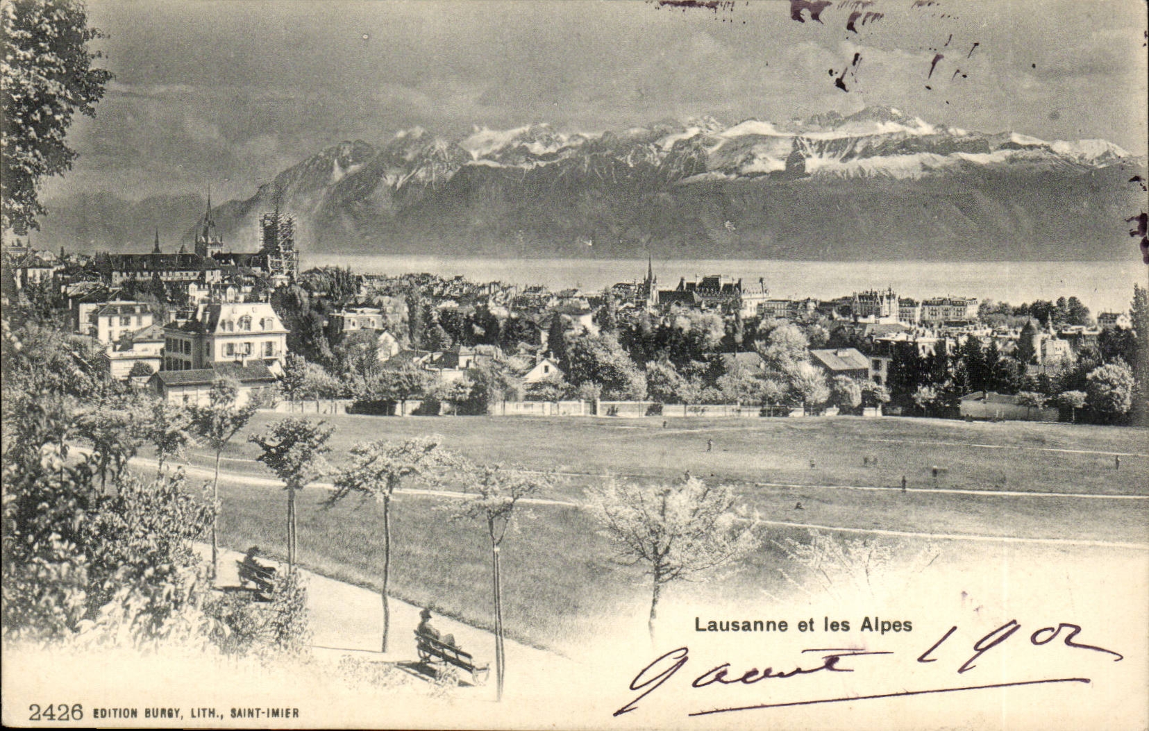 Schweizer CPA Lausanne und die Alpen