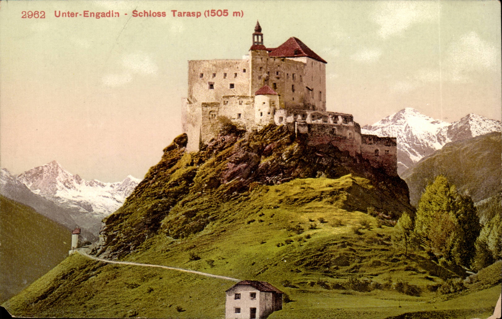 CPA Suisse Unter Engadin Schloss Tarasp (1505)