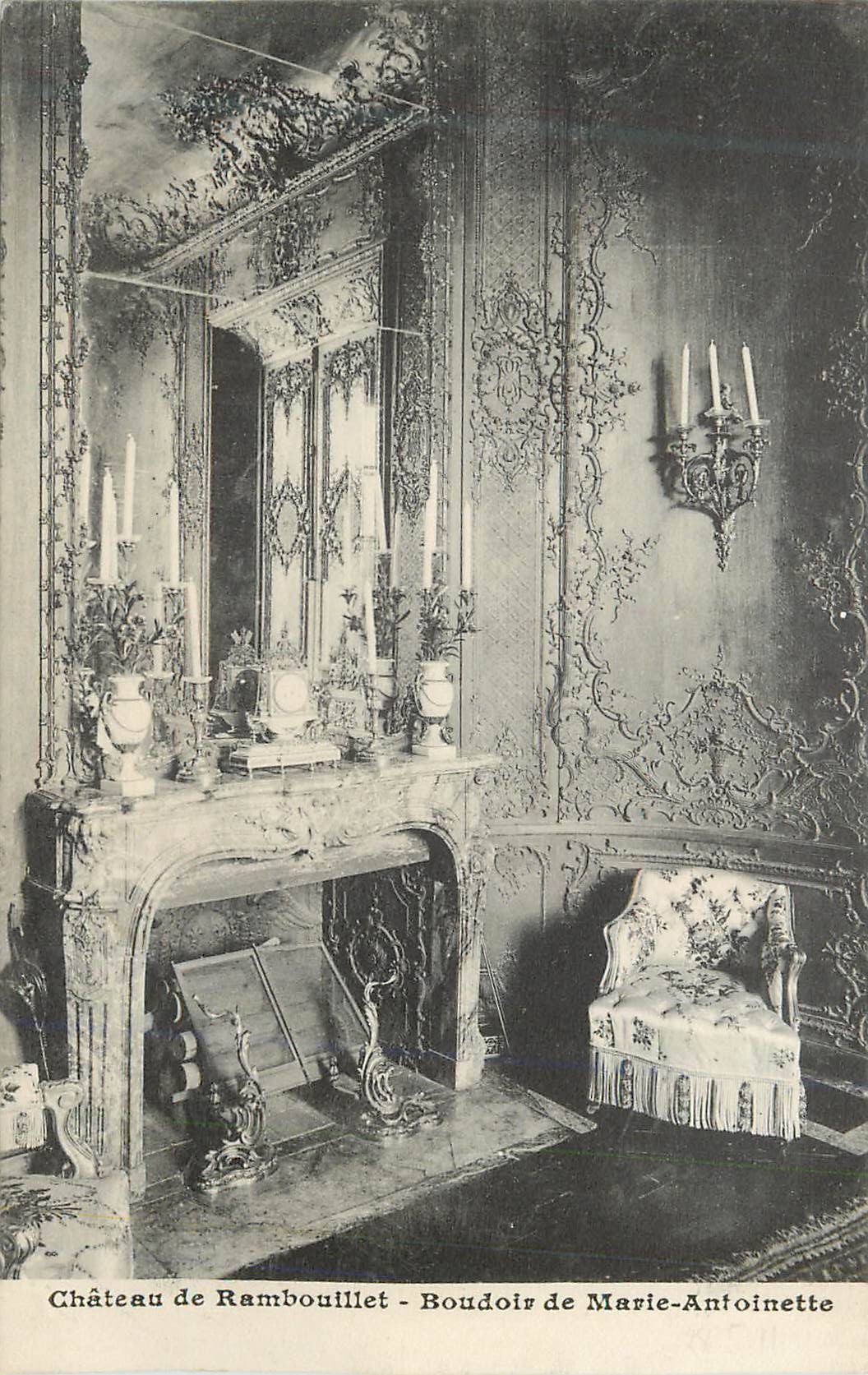 CPA Chateau de Rambouillet Boudoir de Marie Antoinette