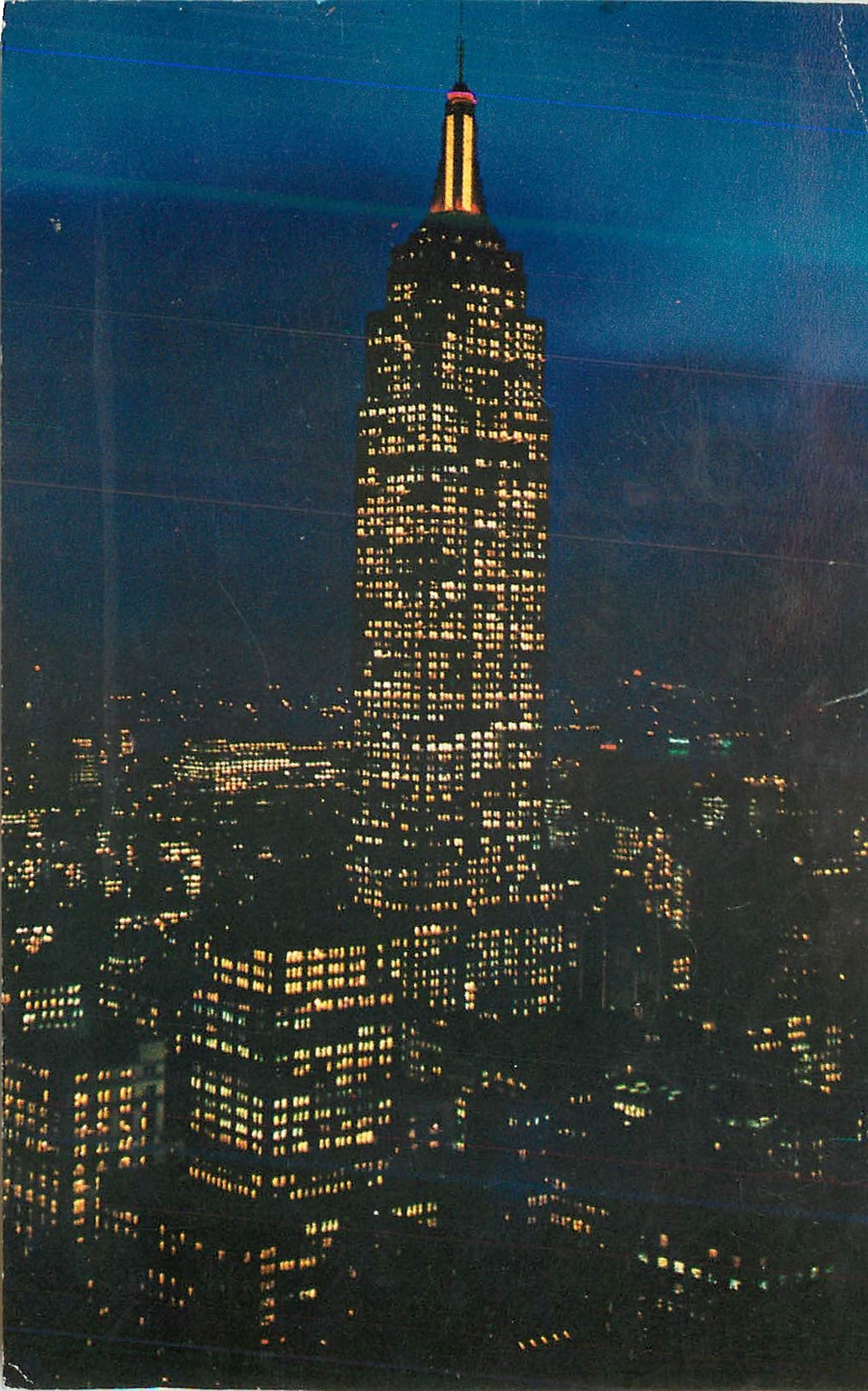 CPM Empire State Building at Night New York City