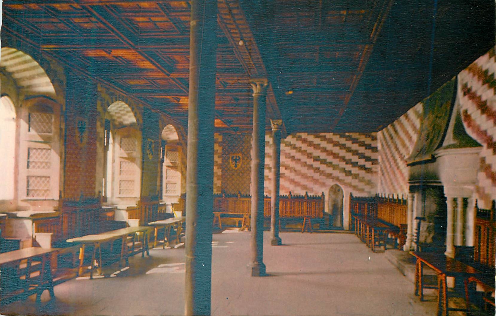 CPA Chateau de Chillon (Lac Leman) Salle de Justice