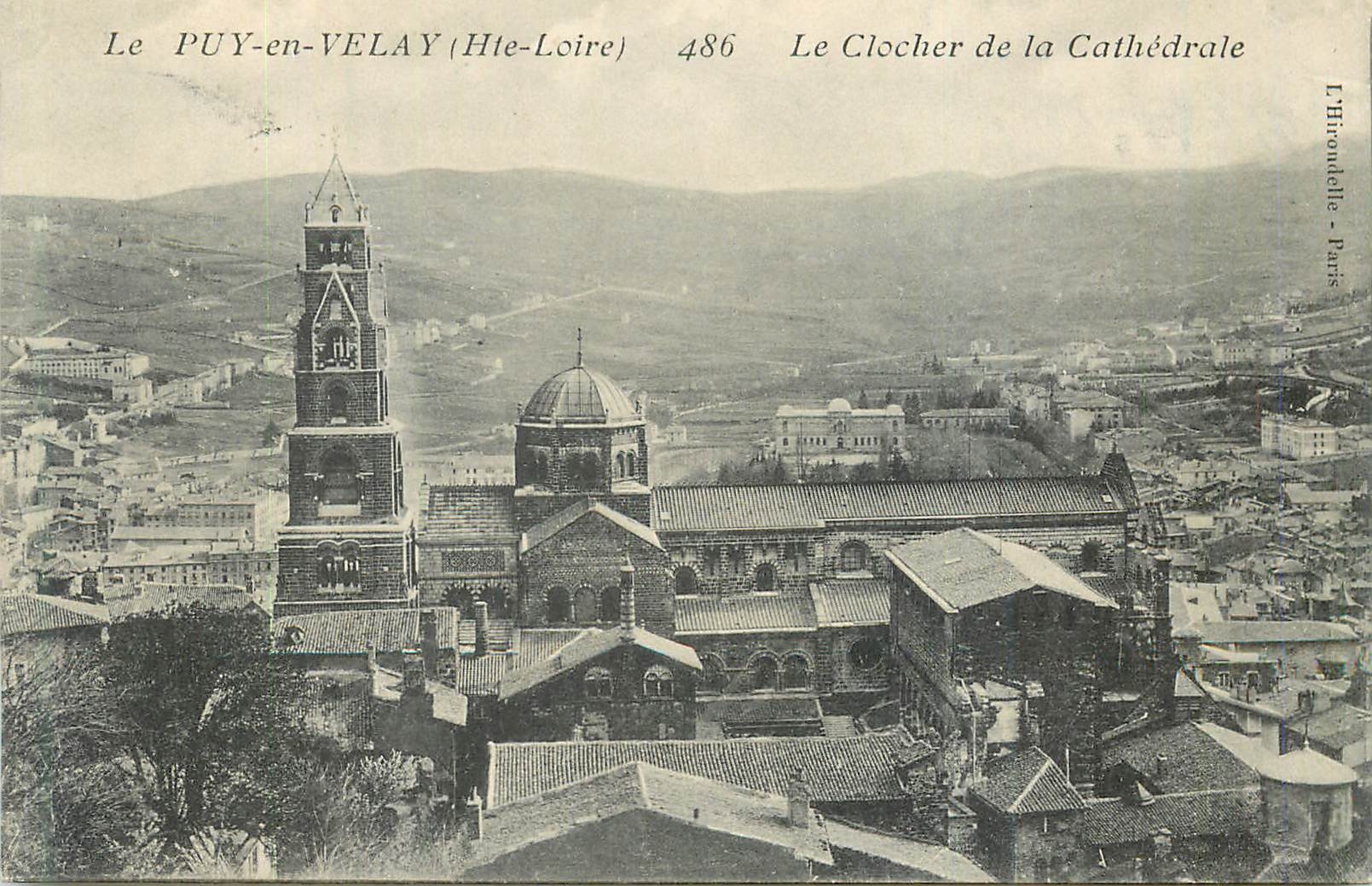 CPA le Puy en Velay (Hte Loire) le Clocher de la Cathedrale