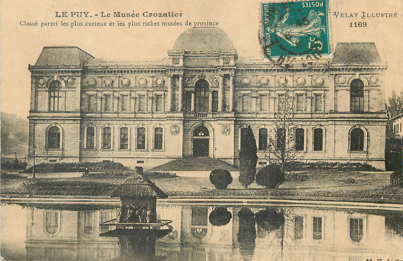 CPA le Puy le Musee Crozatier