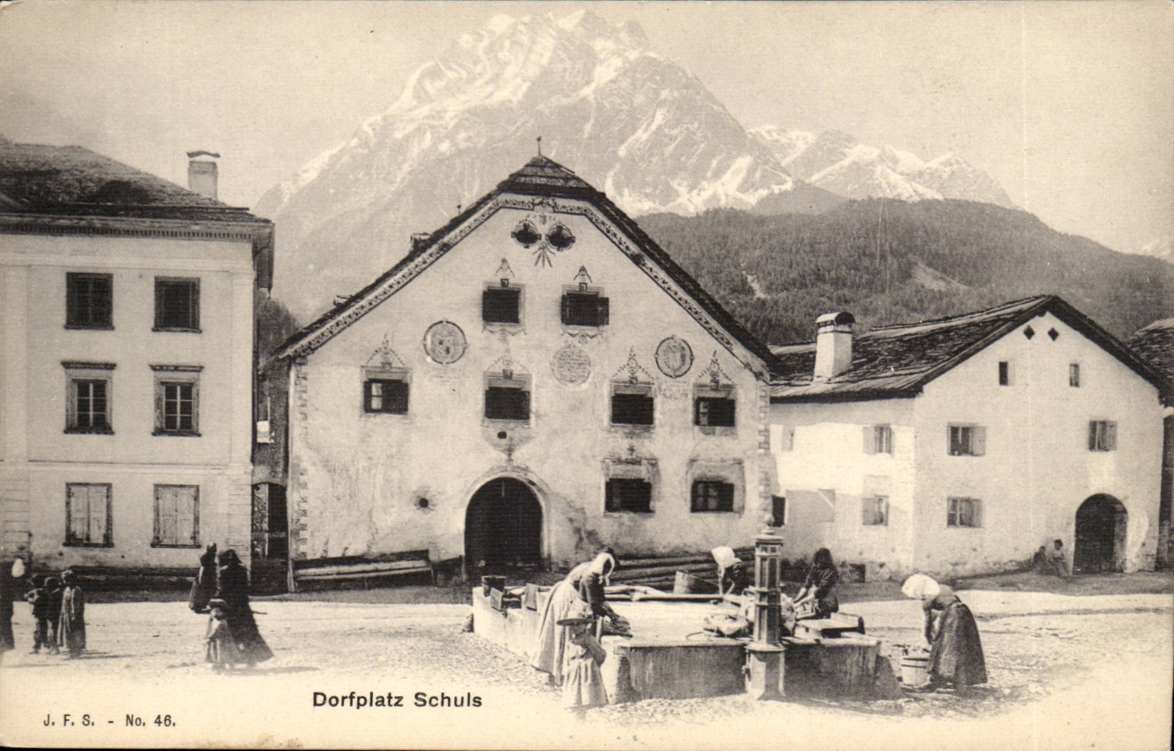 CPA Suisse Dorfplatz Schuls
