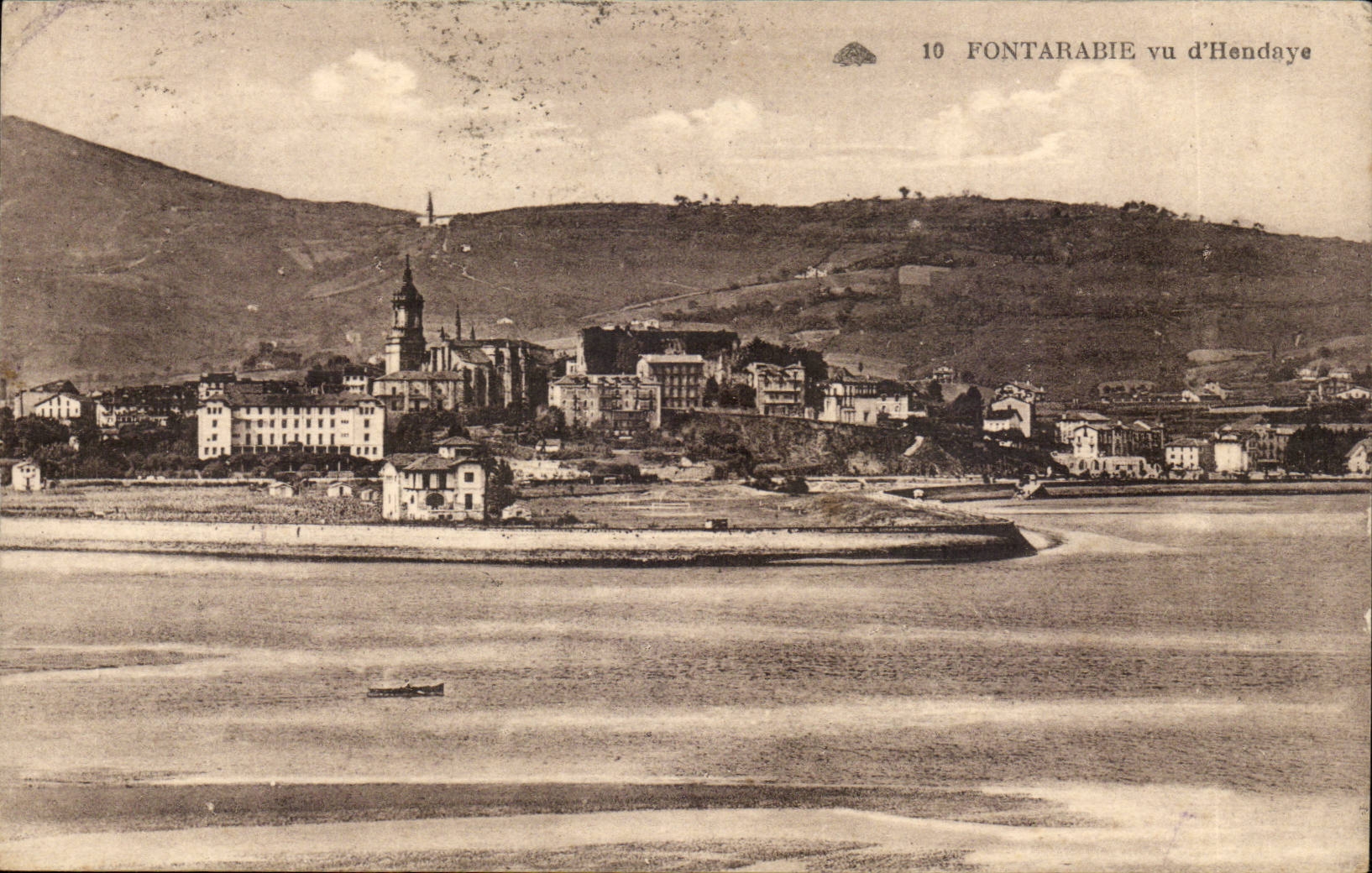 CPA Fontarabie Seen of Hendaye
