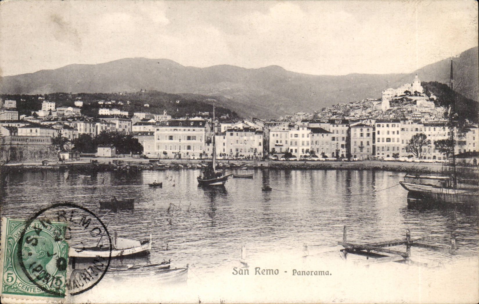 CPA Italy Italia San Remo Panorama
