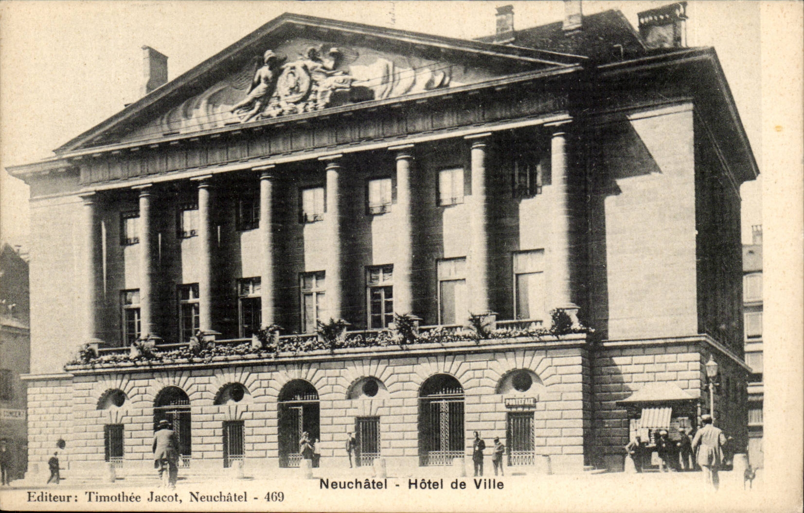 Swiss CPA Neuchâtel Town hall