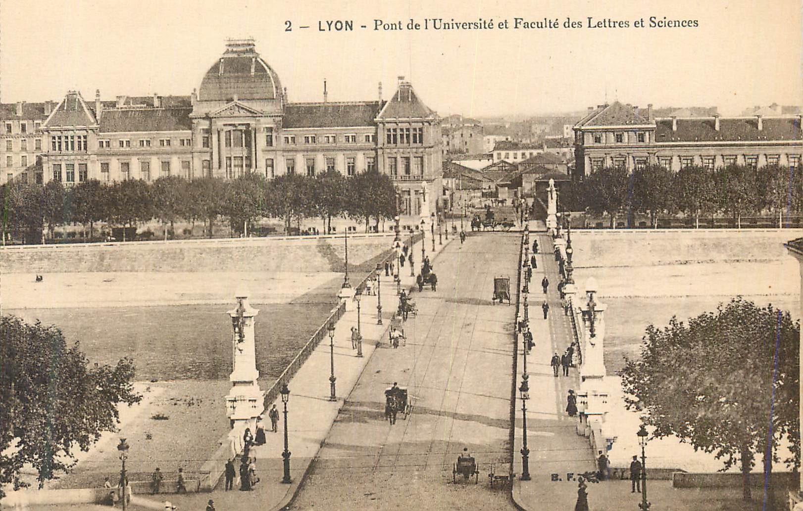 CPA Lyon Pont de l'Universite et Faculte des Lettres et Sciences