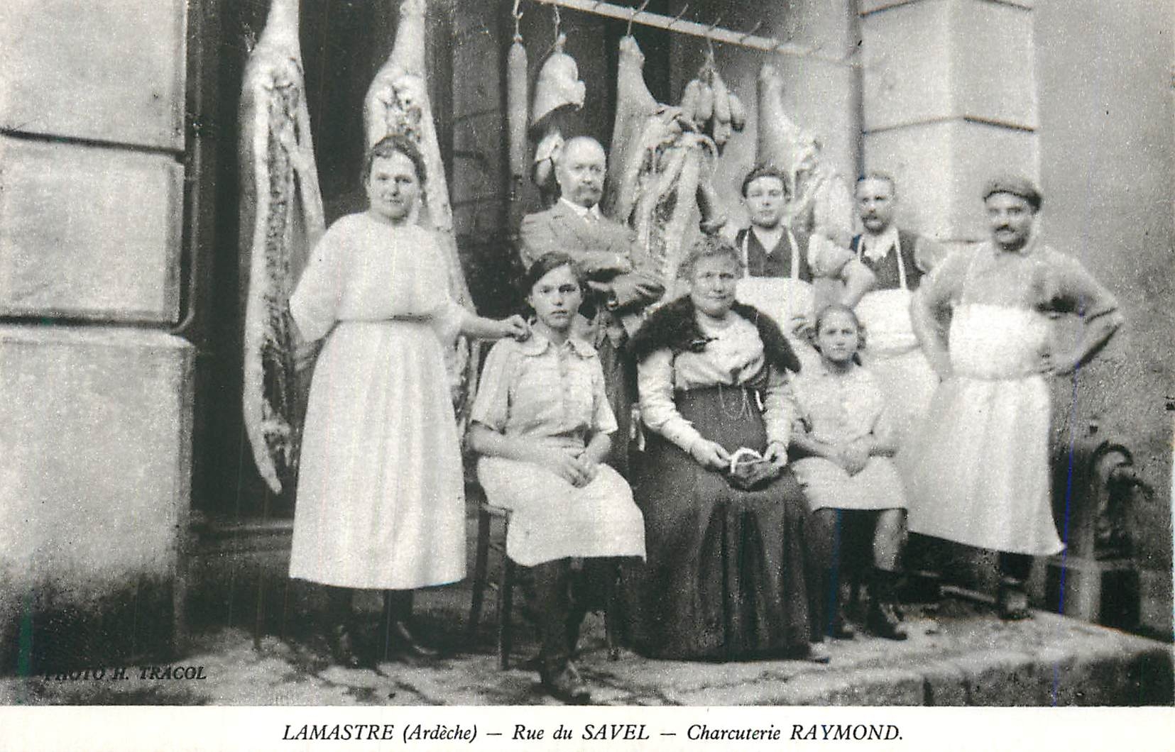 REPRO Lamastre (Ardeche) Rue du Savel Charcuterie Raymond