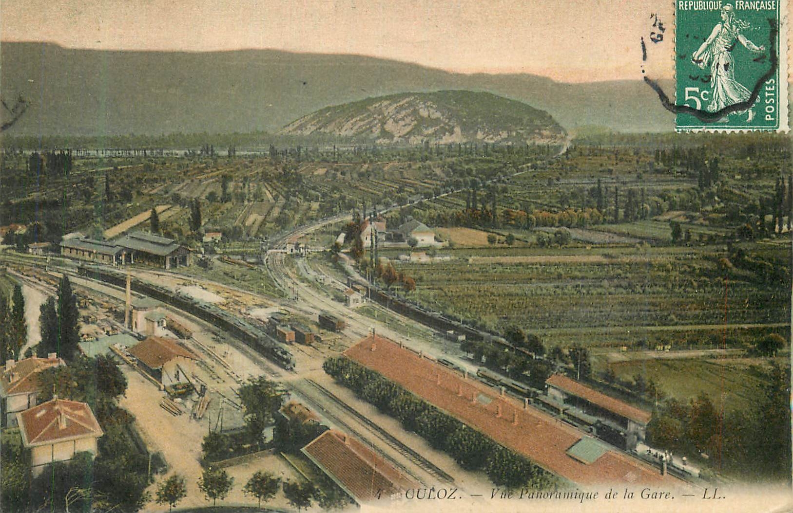 CPA Culoz vue Panoramique de la Gare