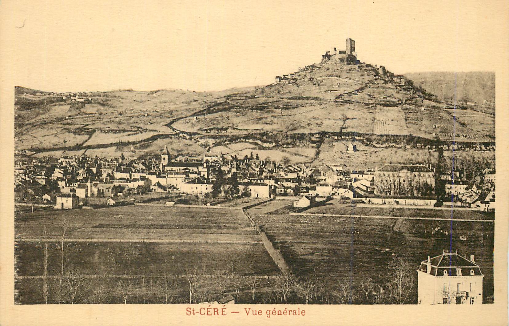 CPA St Cere Vue Generale