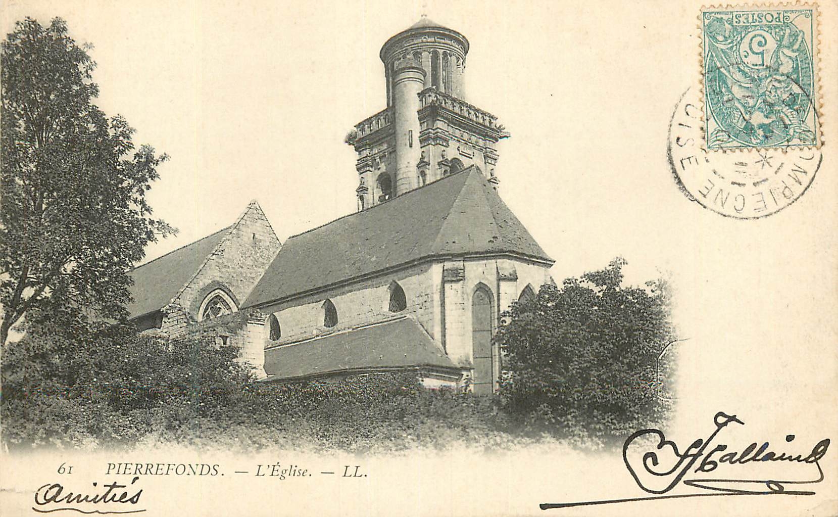 CPA Pierrefonds L'Eglise