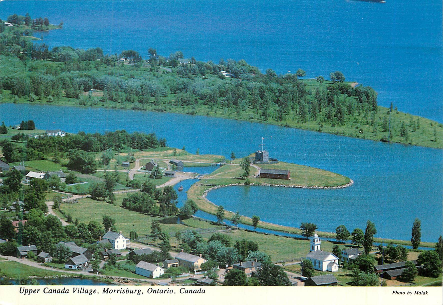 CPM Upper Canada Village Morrisburg Ontario Canada Aerial View
