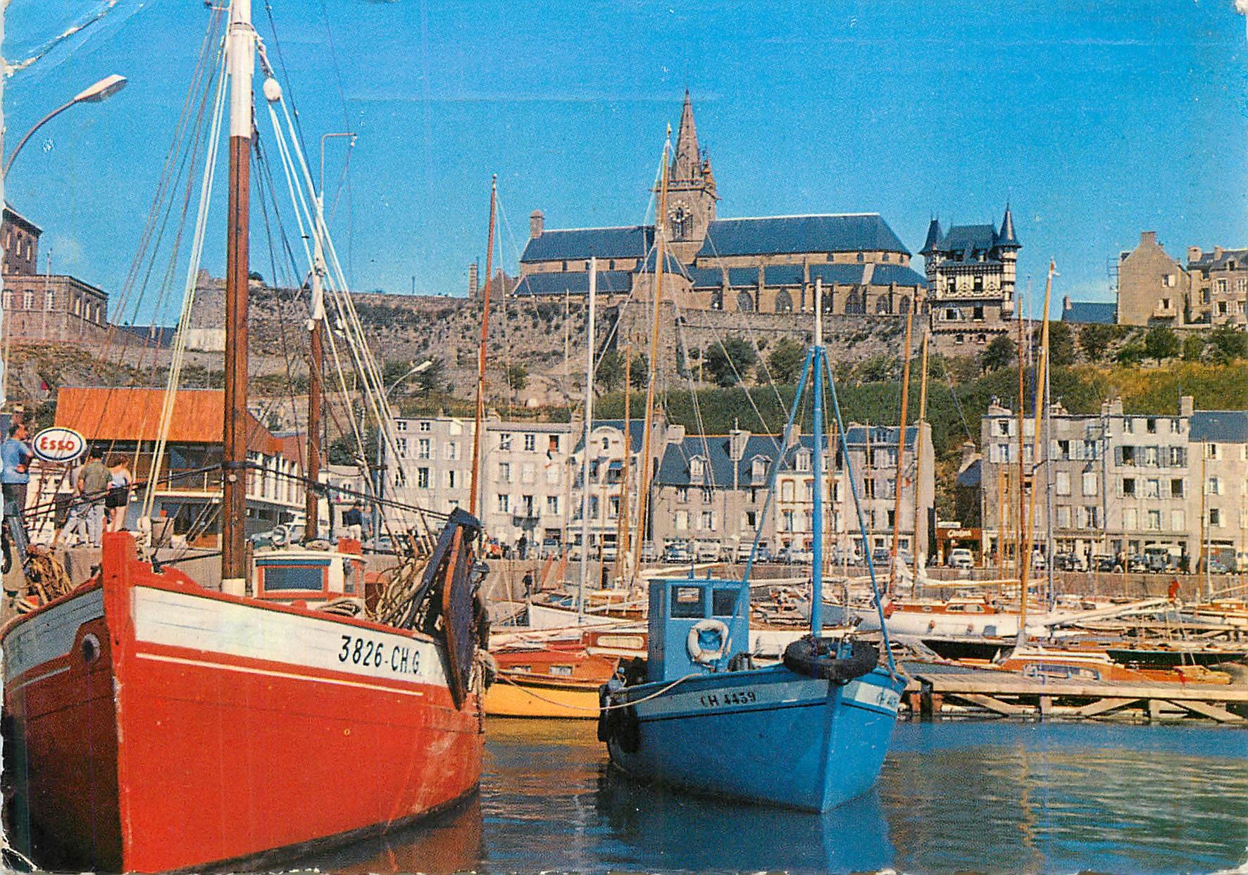 CPM Granville (Manche) Le Port Bateaux