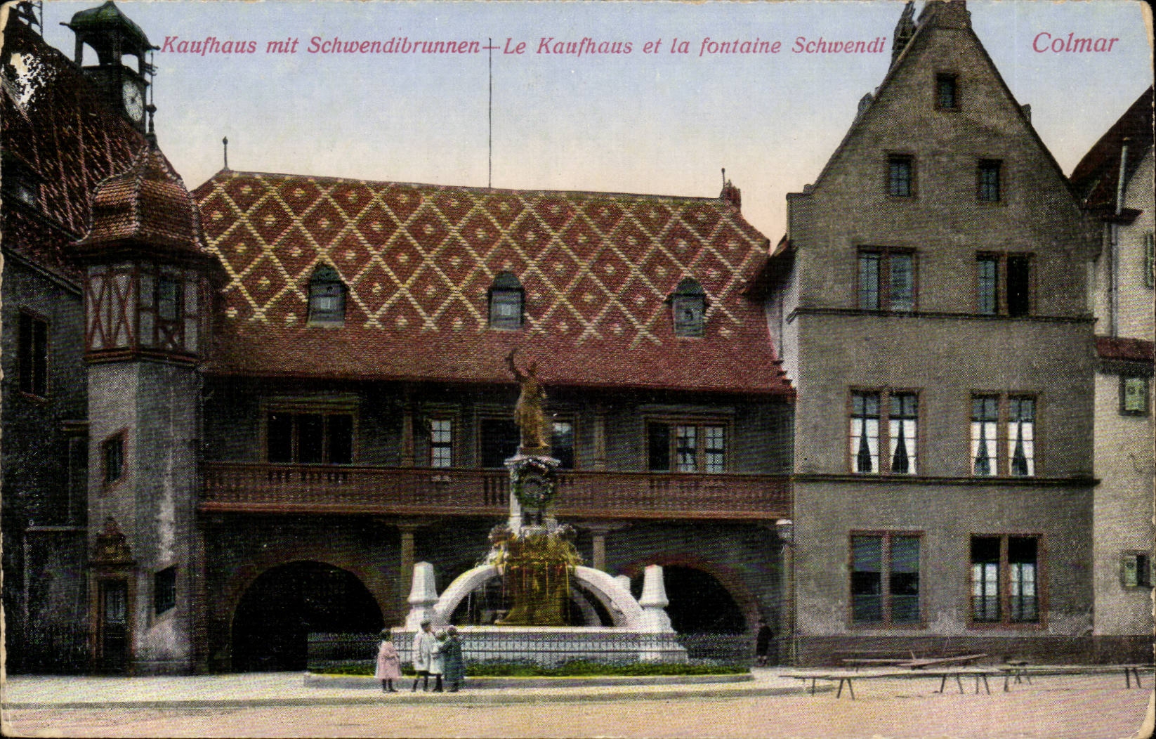 CPA Colmar Kaufhaus put Schwendibrunnen