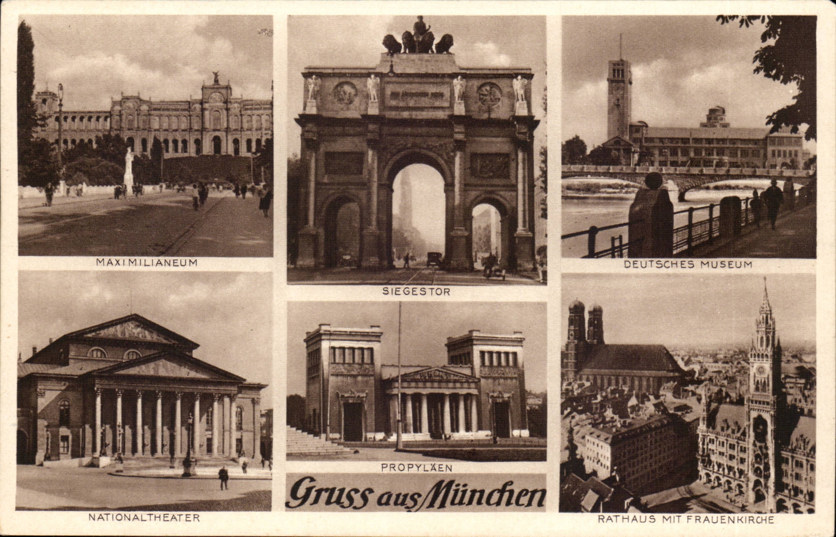 CPA GRuss aus Munchen