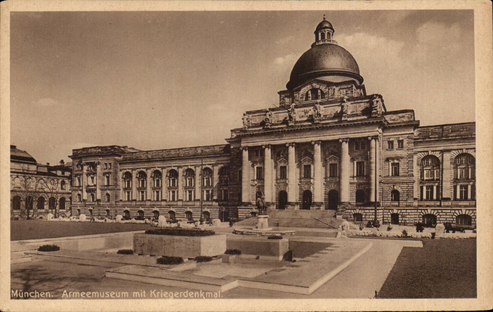 CPA Munchen Armeemuseum put Kriegerdenkmal