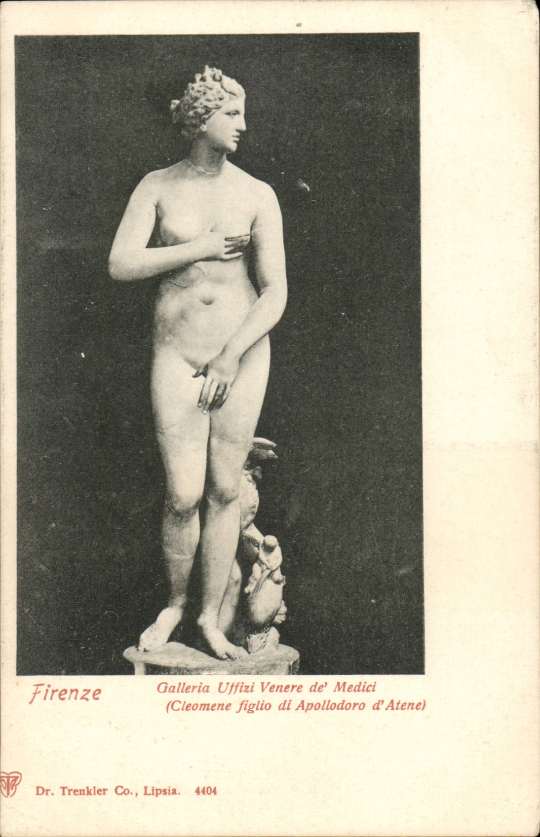 CPA Italy Italia Firenze Galleria Uffizi Venerates of Medici