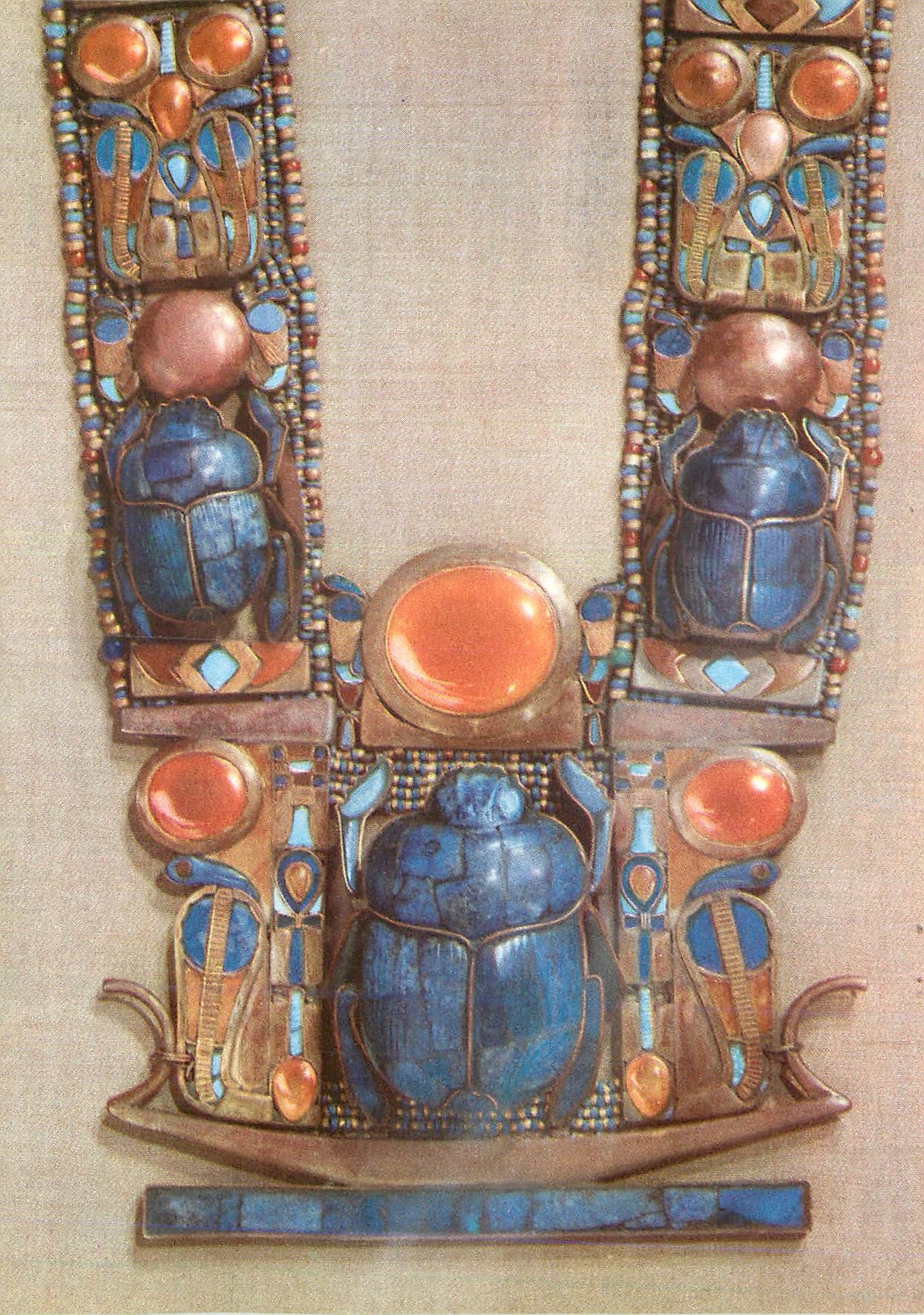 CPM Toutankhamon Collier aux scarabies 