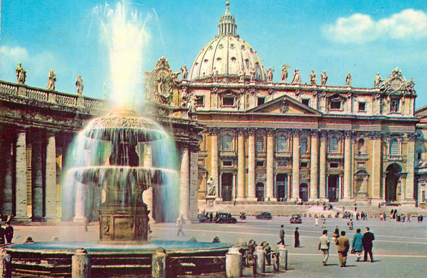 CPM Citta del Vaticano Place St Pierre 