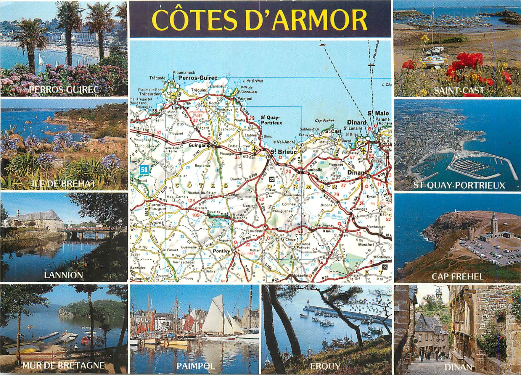CPM Cotes d Armor Les sites touristiques
