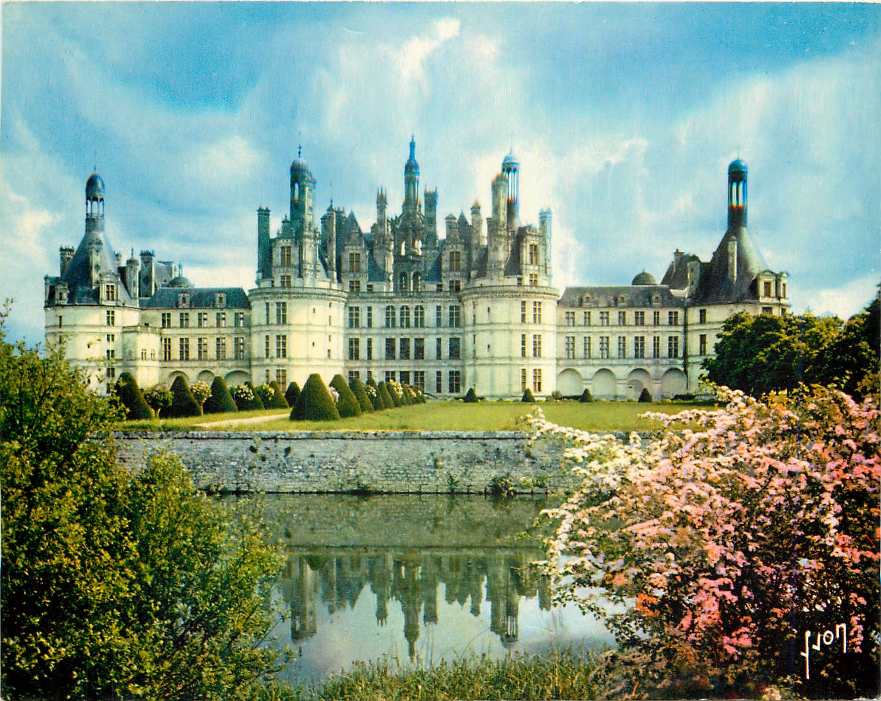 CPM Val de Loire Chateau de Chambord Loir et Cher