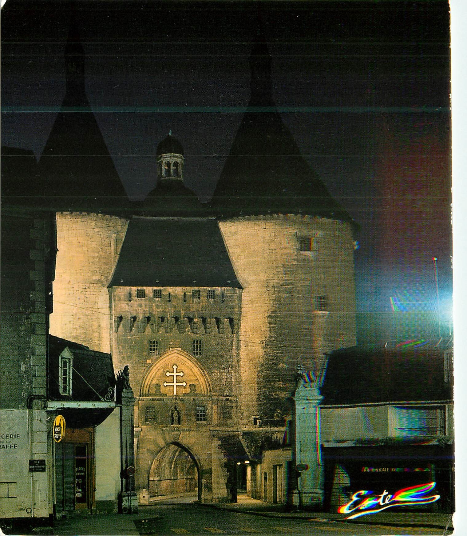 CPM Nancy Meurthe et Mouselle La Porte de la Craffe vue de nuit 