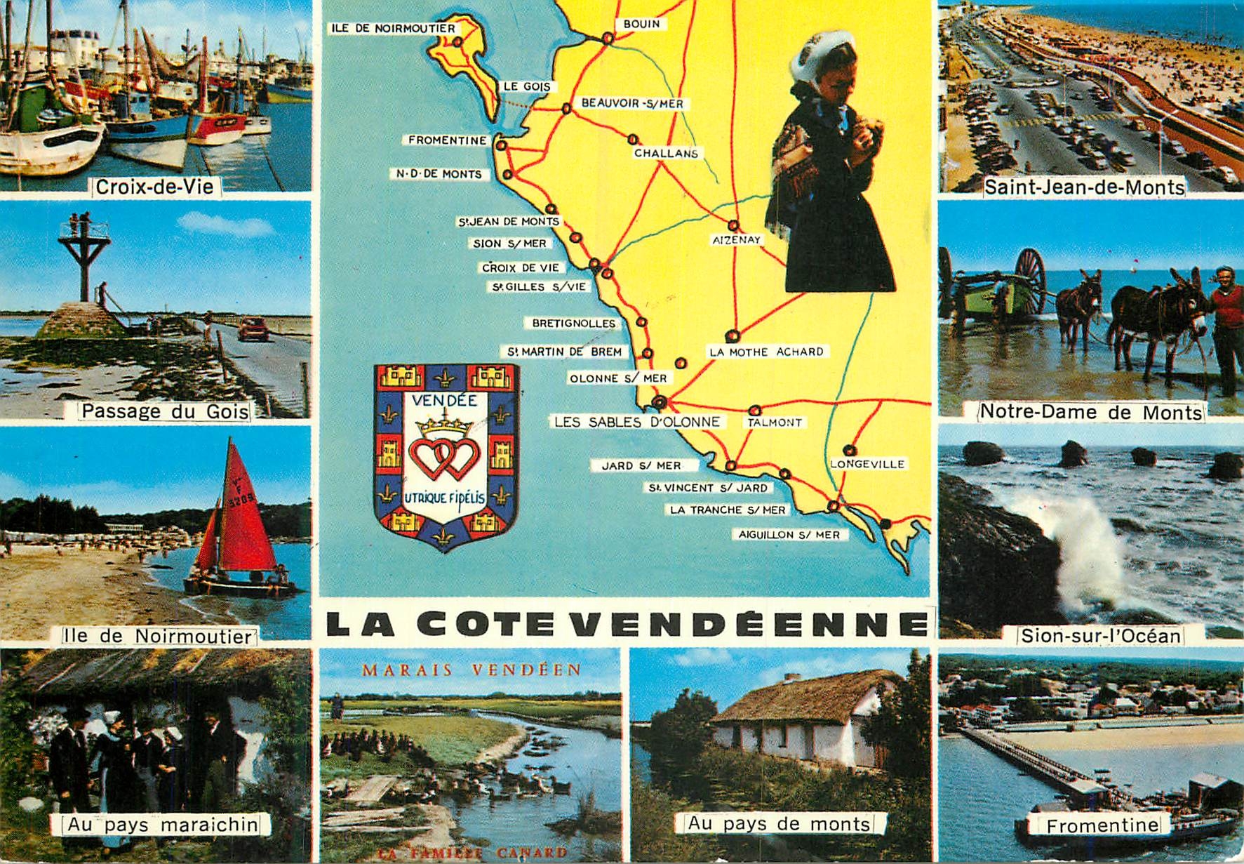 CPM La Cote Vendeene Croix de Vie Saint Jean de Monts 