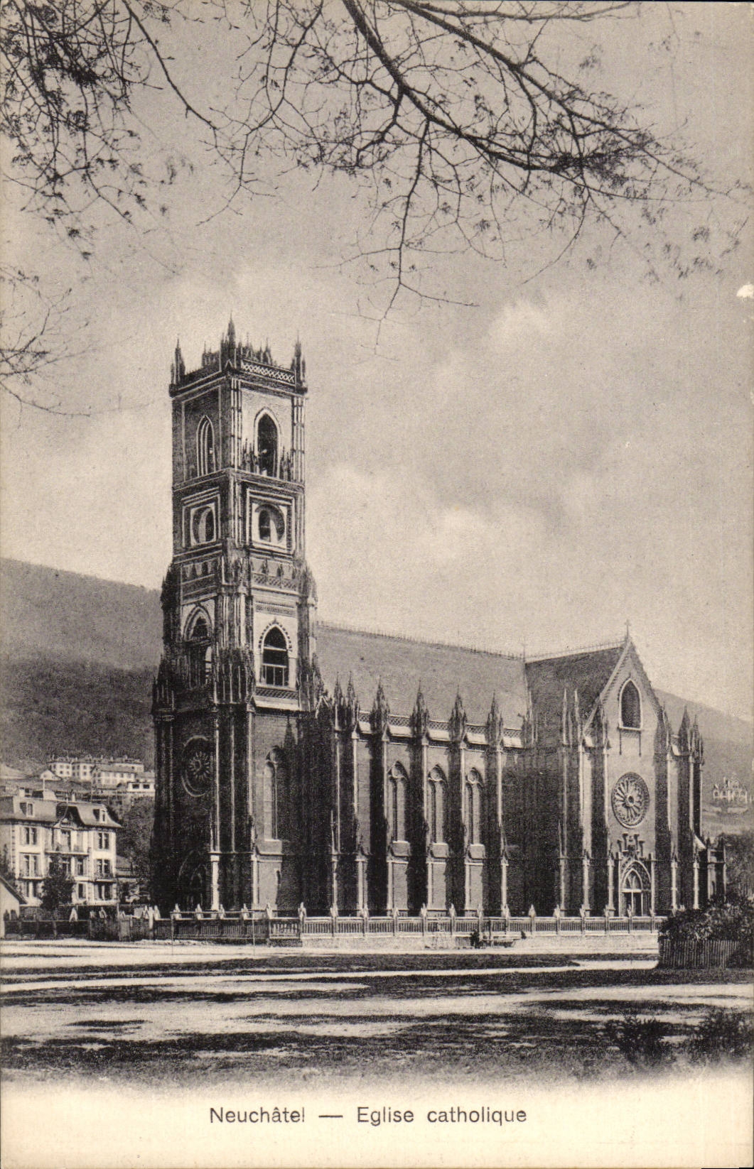 Swiss CPA Neuchâtel Catholic church